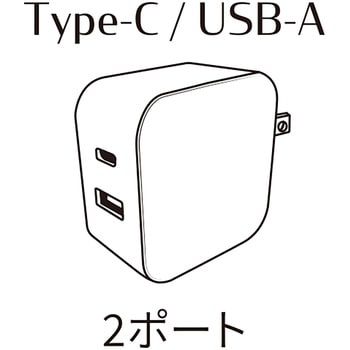 2ポートACアダプターPD対応 MAKER