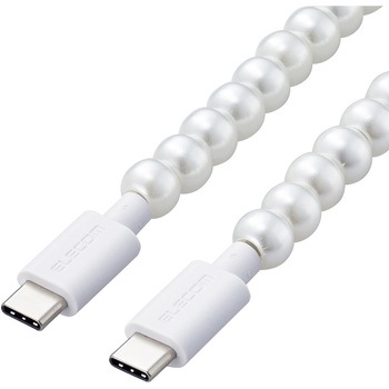 USB-Cケーブル (Type C to C) 1m PD 60W コードジュエリー 転送 充電ケーブル &me - エレコム