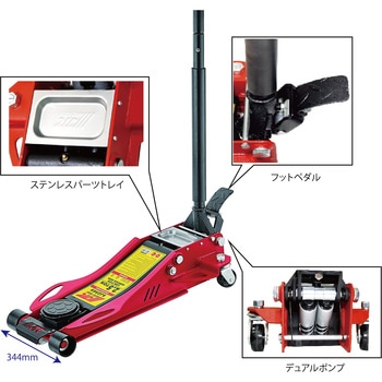 低床2.5tガレージジャッキ - JTC