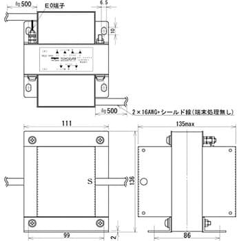 電源トランス ノイズカットNRシリーズ200V→200V TOYOZUMI(トヨズミ) 【通販モノタロウ】