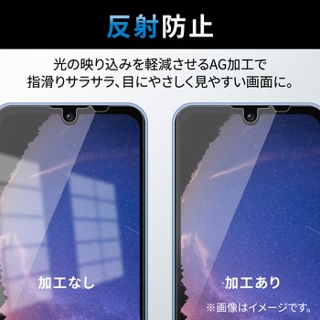 AQUOS wish2 / wish ( SH-51C )( SHG06 / A104SH / SH-M20 ) アンチグレア 衝撃吸収 エレコム