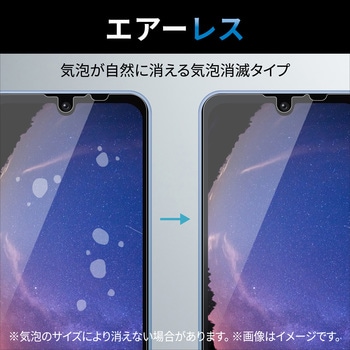 AQUOS wish2 / wish ( SH-51C )( SHG06 / A104SH / SH-M20 ) ガラスフィルム ブルーライトカット 高透明 エレコム