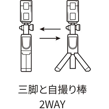 三脚自撮り棒 MAKER