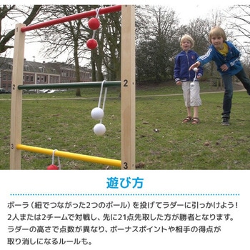BSラダーゲーム ボールゲーム 木のおもちゃ (6歳から) ダッドウェイ