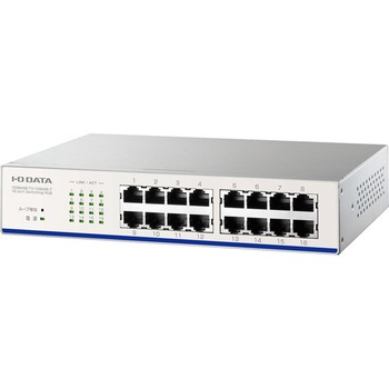 EEE省電力機能搭載100BASE-TX/10BASE-T対応スイッチングハブ(16ポート) ホワイト I ・O DATA(アイ・オー・データ)