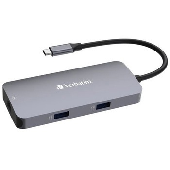 PD急速充電対応 USB Type-Cハブ 5 in 1 Verbatim(バーベイタム)
