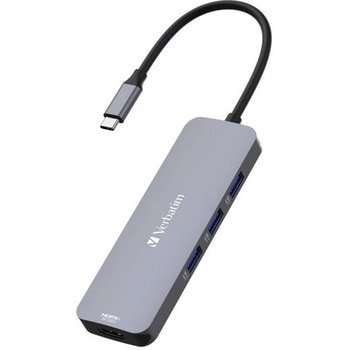 PD急速充電対応 USB Type-Cハブ 8 in 1 Verbatim(バーベイタム)