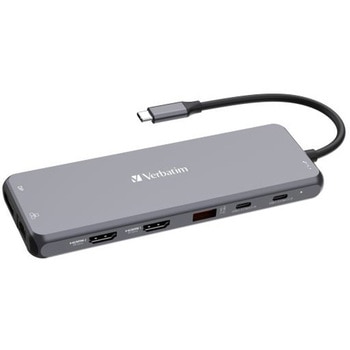 PD急速充電対応 USB Type-Cハブ 13 in 1 Verbatim(バーベイタム)