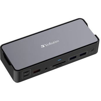PD急速充電対応 USB Type-Cハブ ドッキングステーション 15 in 1 Verbatim(バーベイタム)