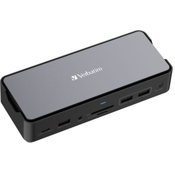 PD急速充電対応 USB Type-Cハブ ドッキングステーション 15 in 1 + SSDスロット Verbatim(バーベイタム)