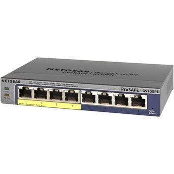GS108PE PoE 日本語GUIギガ8ポート アンマネージプラススイッチ NETGEAR