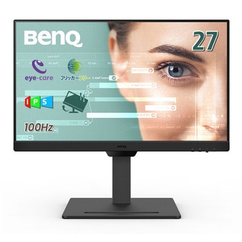 アイケア液晶ディスプレイ 27型/1920×1080/HDMI x2、DisplayPort x1/ブラック/スピーカーあり/IPS/高さ調整/ピボット BenQ(ベンキュー)