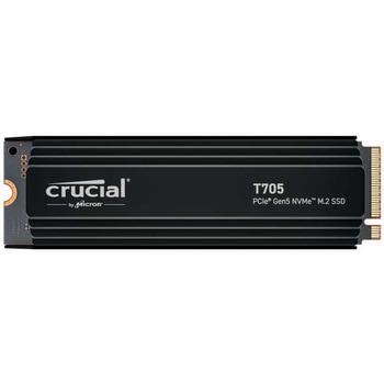 Crucial T705シリーズ M.2 2280 SSD PCIe Gen5 4TB 5年保証 ヒートシンク付 CT4000T705SSD5-JP Crucial