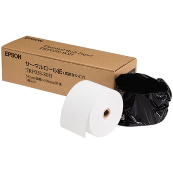 TMシリーズ用サーマルレシートロール紙/高保存タイプ/58mm幅/3巻入り EPSON
