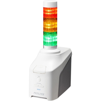ネットワーク制御信号灯 直径40mm/3段/赤黄緑/ACアダプタ付属 PATLITE(パトライト)