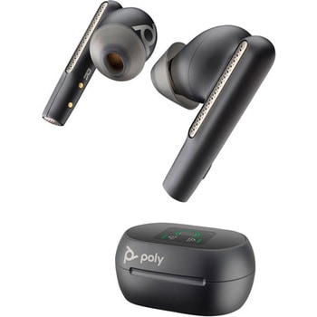 Poly Voyager Free 60+ UC Carbon Black Earbuds +BT700 USB-A Adapter +Touchscreen Charge Case HP(日本ヒューレット・パッカード)