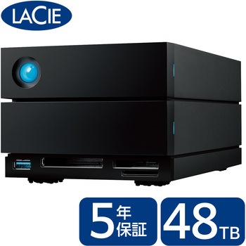 LaCie(ラシー) 外付け HDD 48TB 2big Dock 日本語マニュアル 冷却ファン付 【Windows Mac iPad 対応】 LaCie(ラシー)