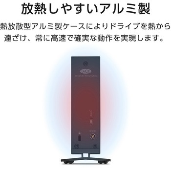 LaCie(ラシー) 外付け HDD 24TB d2 Professional USB3.2 USB Type-C×1 熱放散型アルミ製ケース LaCie(ラシー)
