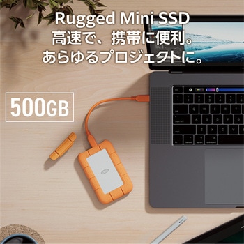 LaCie(ラシー) Rugged mini SSD 外付け ポータブル USB3.2 TypeC×1 読み取り最大2000MB/s 耐衝撃 LaCie(ラシー)