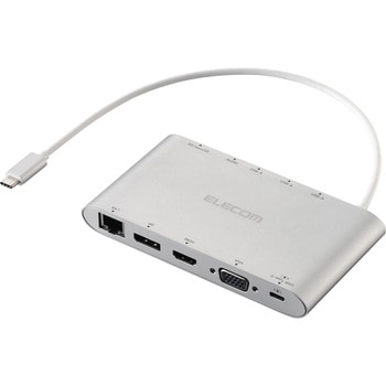 USB Type C ドッキングステーション ハブ 11-in-1 PD 85W出力 【Windows mac iPad 等対応】 エレコム