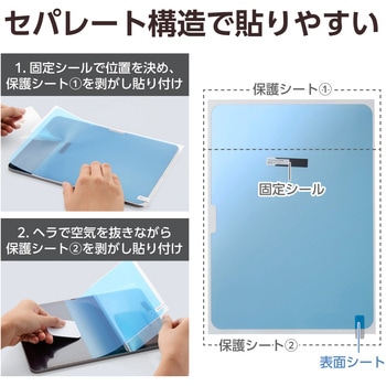 11インチ iPad Air (M2) フィルム アンチグレア 指紋防止 反射防止 マット 気泡防止 エレコム