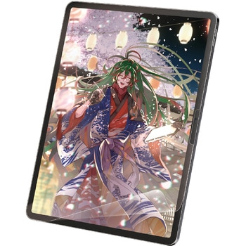 13インチ iPad Pro (M4) フィルム ペーパーライク ケント紙 紙のような描き心地 アンチグレア 指紋防止 エレコム