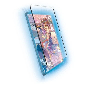 13インチ iPad Pro (M4) フィルム ペーパーライク 着脱式 上質紙 アンチグレア ブルーライトカット エレコム