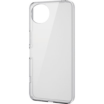 AQUOS wish4 SH-52E ケース ハイブリッド カバー 衝撃吸収 カメラレンズ保護設計 ストラップホール付 クリア エレコム
