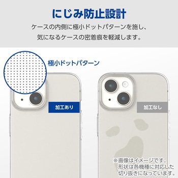 AQUOS wish4 SH-52E ケース ソフト カバー 薄型 カメラレンズ保護設計 ストラップホール付 エレコム