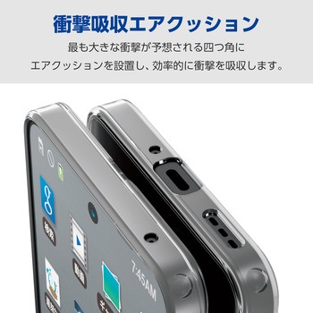 OPPO Reno11 A ケース ハイブリッド カバー 衝撃吸収 カメラレンズ保護設計 ストラップホール付 極み設計 エレコム