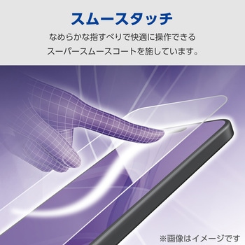 AQUOS wish4 SH-52E フィルム 高透明 抗菌 指すべりなめらか 指紋防止 気泡防止 エレコム