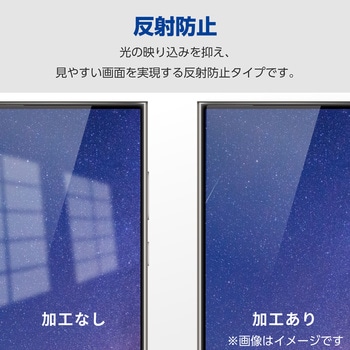 AQUOS R9 SH-51E フィルム 指紋認証対応 アンチグレア 抗菌 指紋防止 反射防止 マット 気泡防止 エレコム
