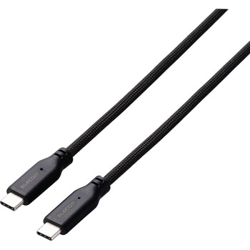 USB-C ケーブル (TypeC to C) PD 100W 断線しにくい ナイロンメッシュ マグネット内蔵 データ転送 エレコム