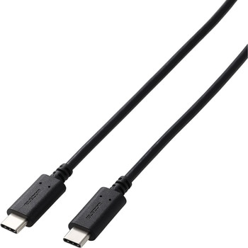 Type-Cケーブル (C to C) USB2.0 2m PD 60W 急速充電 【PS5 PS4 コントローラー 外付け HDD SSD 等対応】 エレコム