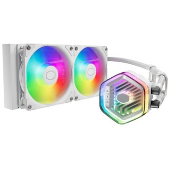 MasterLiquid 240 Atmos White/240mm水冷CPUクーラー/ホワイトモデル/最新型デュアルチャンバーポンプ COOLER MASTER
