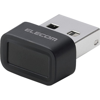 Microsoft認証品 指紋認証リーダー パスキー USB-A 直差し Windows11/10 Hello機能対応 MoC エレコム