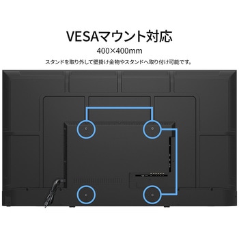 液晶ディスプレイ 65型/3840×2160/HDMI×3、USB×1/ブラック/スピーカー有/5年保証 JAPANNEXT