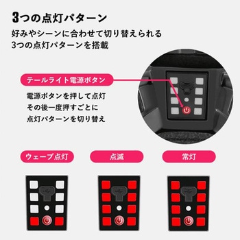 調整可能ライト付きヘルメット ROCKBROS(ロックブロス)
