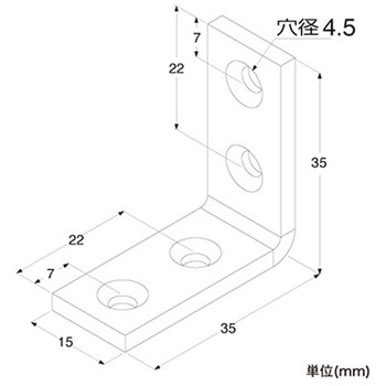 補強金具 ユニクロ特厚金折 トレード