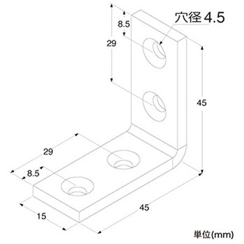 補強金具 ユニクロ特厚金折 トレード
