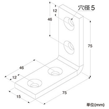 補強金具 ユニクロ特厚金折 トレード