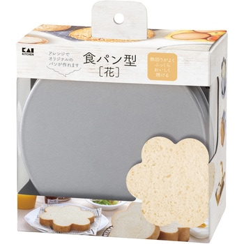 Z1 食パン型(花) 貝印