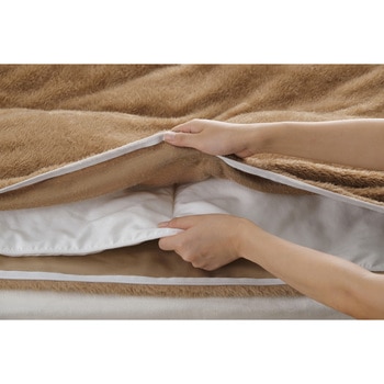 布団カバーにもなる毛布 アイリスオーヤマ