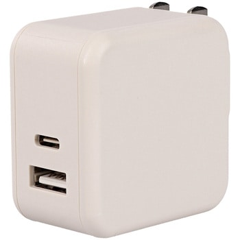 Power Delivery35W対応 USB-C×1ポート、USB-A×1ポート 合計最大32W AC充電器 2年保証(MOT-ACPD35WU1-AM) MOTTERU