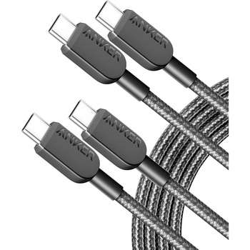 Anker 310 高耐久ナイロン USB-C & USB-C ケーブル 1.8m 2本セット Anker(アンカー)