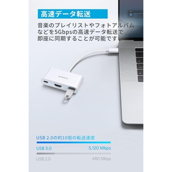 Anker 321 USB-C ハブ (3-in-1) Anker(アンカー)