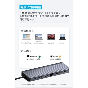 A83890A1 Anker USB-C ハブ (14-in-1, Triple display) Anker A83890A1 Anker USB-C ハブ (14-in-1, Triple display) Anker