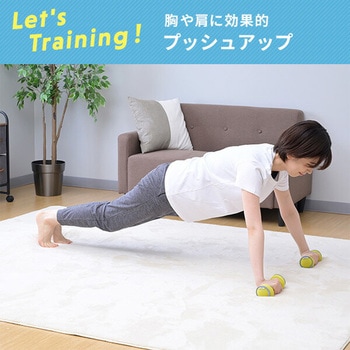 ダンベル 砂 コンパクト 落としても安心 YAMAZEN(山善)
