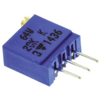 半固定抵抗器 Vishay， 20kΩ， 0.5W， 上面調整 VISHAY