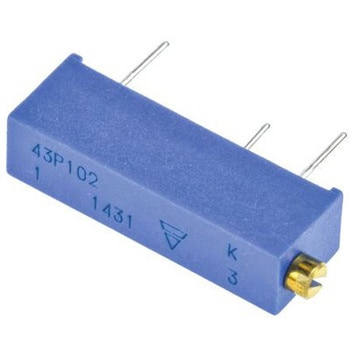 半固定抵抗器 Vishay， 1kΩ， 0.5W， 側面調整 VISHAY